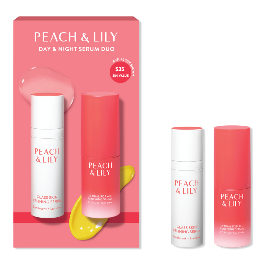 PEACH & LILY Day & Night Travel Size Serum Duo